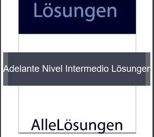 Adelante Nivel Intermedio Lösungen - Lösungen PDF bild von Portada