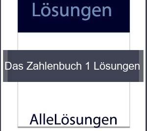 Das Zahlenbuch 1 Lösungen Pdf - Lösungen PDF bild von Portada