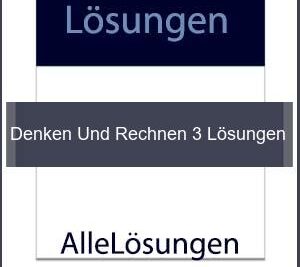 Denken Und Rechnen 3 Lösungen Pdf - Lösungen PDF bild von Portada