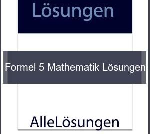 Formel 5 Mathematik Lösungen - Lösungen PDF bild von Portada