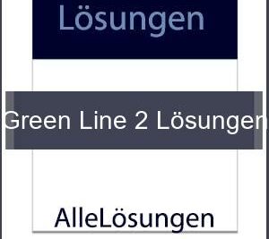 Green Line 2 Lösungen - Lösungen PDF bild von Portada