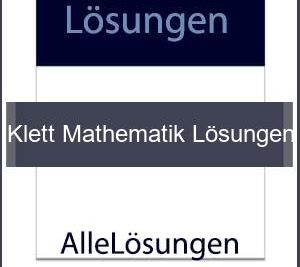 Klett Mathematik Lösungen - Lösungen PDF bild von Portada