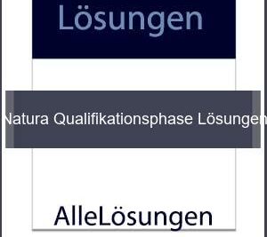 Natura Qualifikationsphase Lösungen - Lösungen PDF bild von Portada