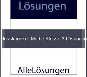 Nussknacker Mathe Klasse 3 Lösungen - Lösungen PDF bild von Portada