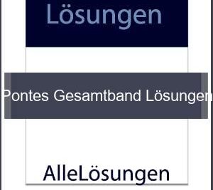 Pontes Gesamtband Lösungen - Lösungen PDF bild von Portada